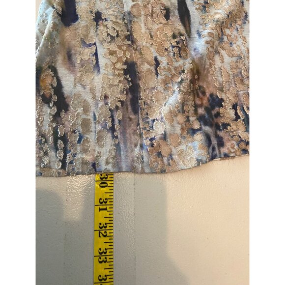 Vintage Concept Sleeveless Flowy Animal Print Top Medium - Picture 6 of 9